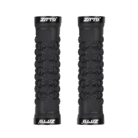 1 Pair MTB Handlebar Grips TPR Rubber Lock on Anti-slip Grips