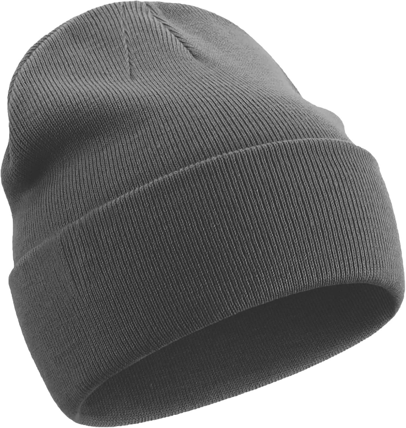 100% Cotton Beanie Hats for Women Men Winter Soft Warm Knit Cuffed Hats Fisherman Beanie Skull Cap Unisex