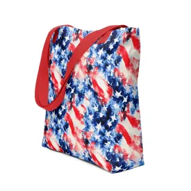 American Flag Tote Bag