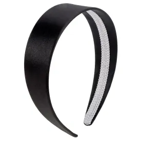 AOPRIE Wide Headbands for Women Headbands for Girls Hair Bands for Women's Hair Solid Color Black, 1 Pack