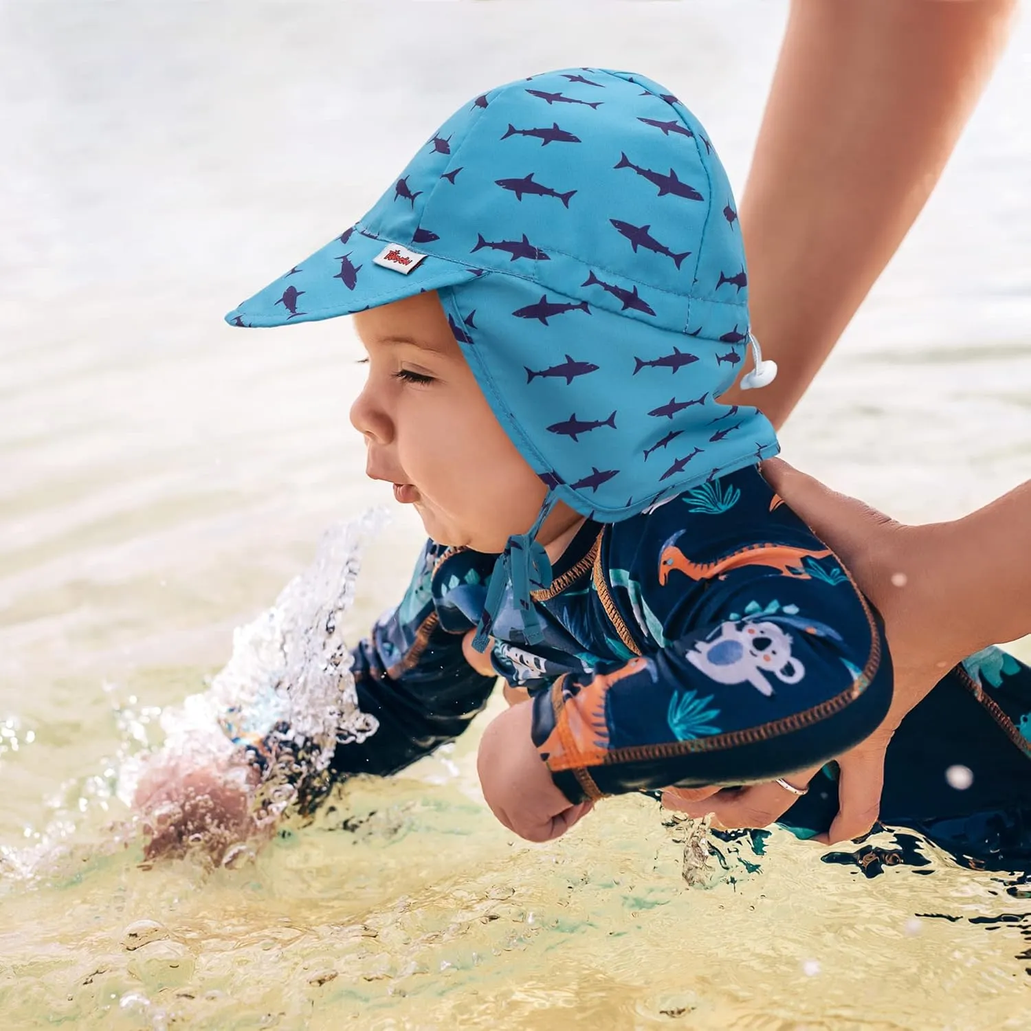 Baby Sun Hat UPF 50  Uv Ray Sun Protection Infant Summer Swim Hat with Neck Flap Toddler Hats for Boys Girls