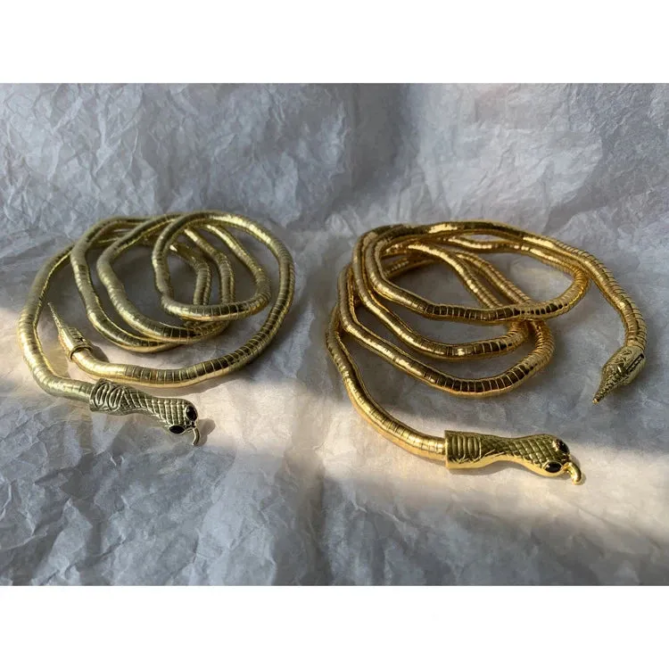Bilandi Trendy Jewelry Snake Necklace Soft Metal Chic Gift