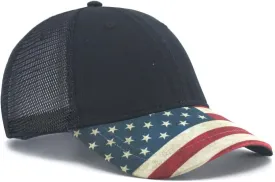 Cotton United States Flag Adjustable Baseball Cap