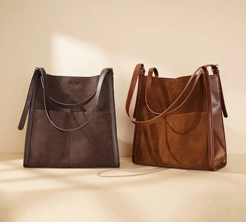 Designer Leather Tote Bag