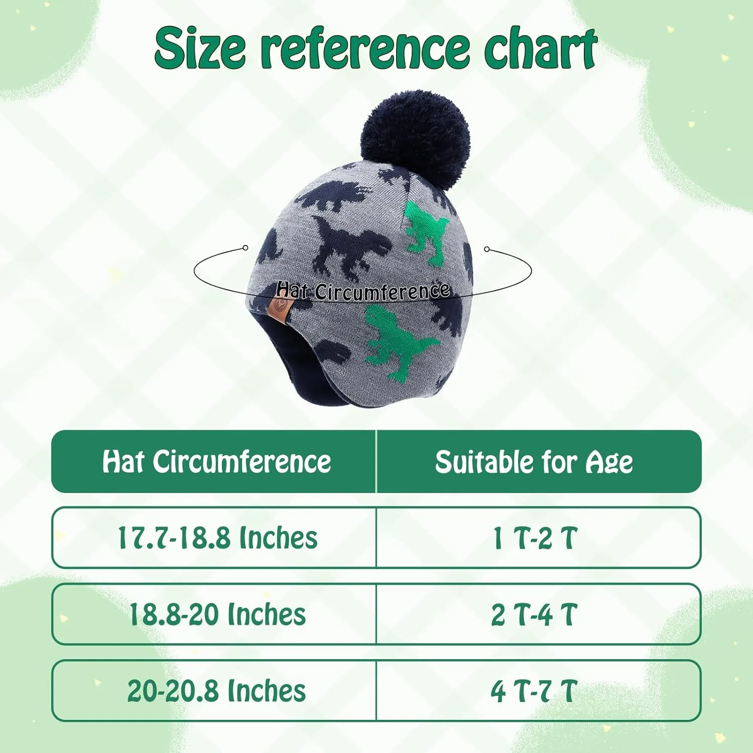 Duoyeree Kids Beanie Hat for Boys Girls Pom-pom Kint Hats Cozy Lining Winter Skull Cap
