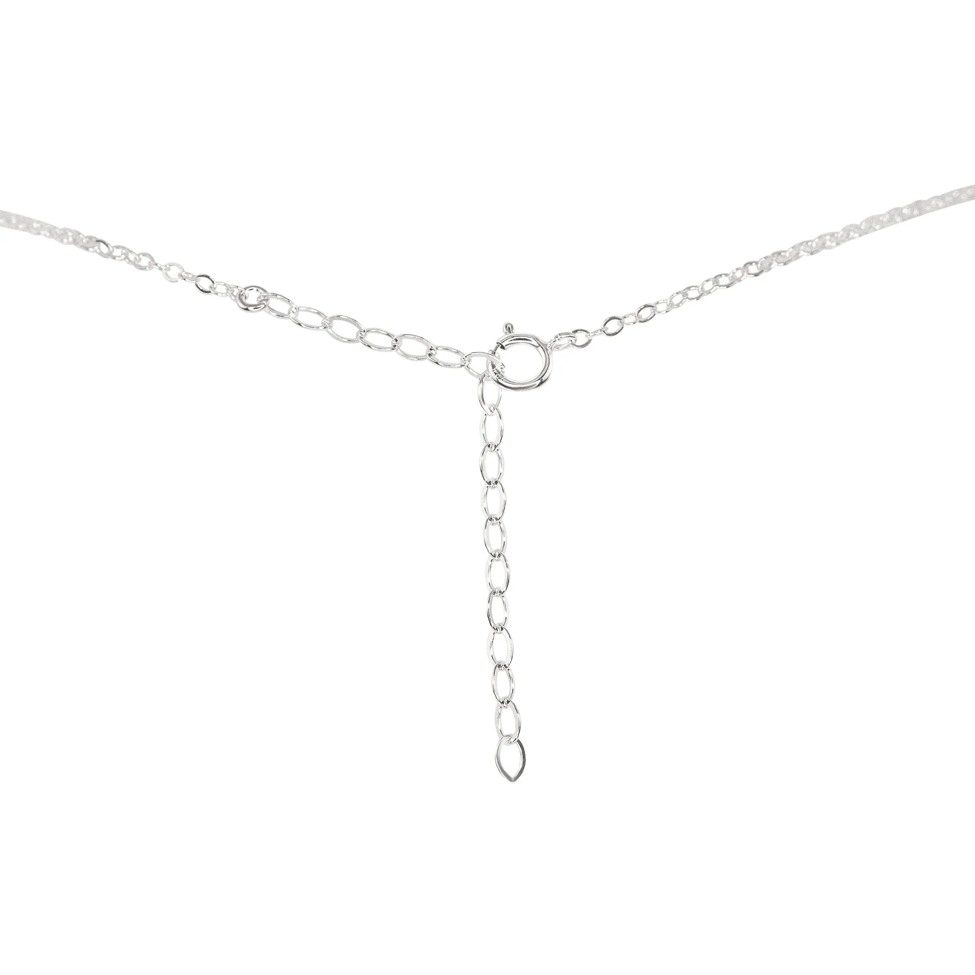 Emerald Chip Bead Bar Necklace