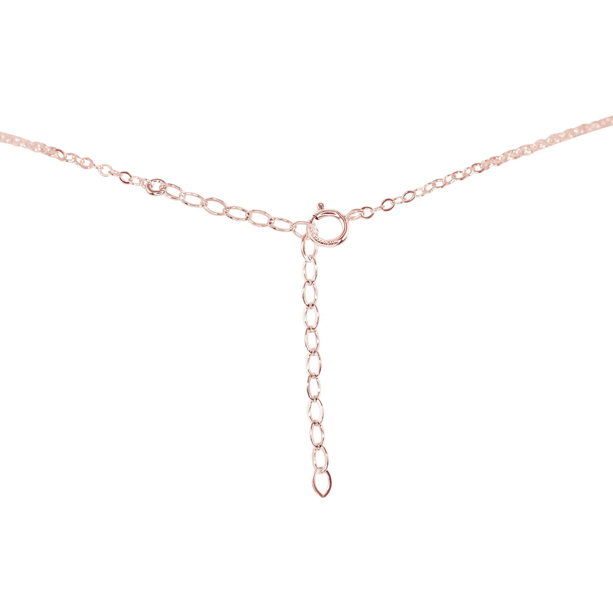 Emerald Chip Bead Bar Necklace