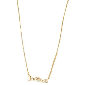 Fashionable Bekind Letter Necklace - Vienna Verve Collection