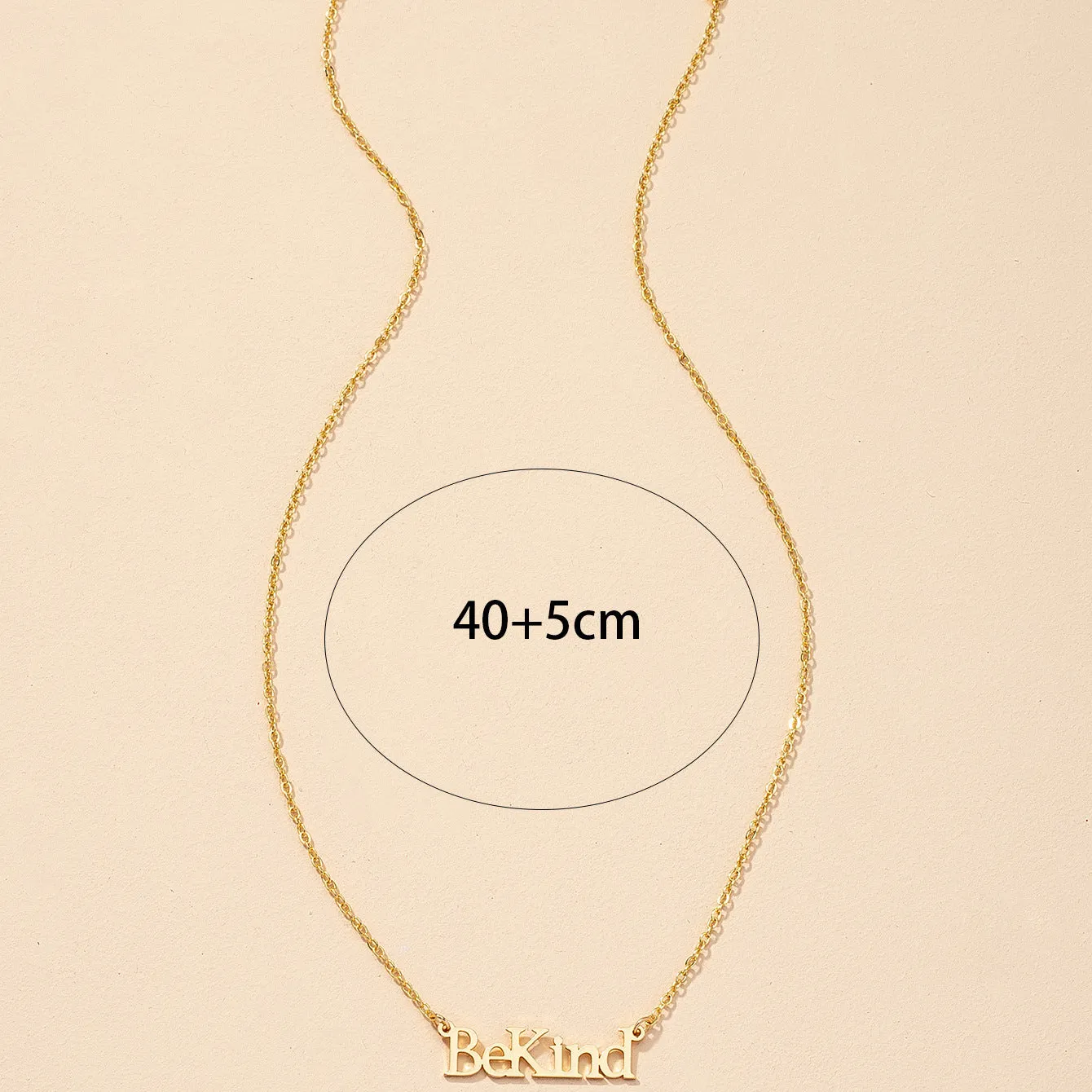 Fashionable Bekind Letter Necklace - Vienna Verve Collection
