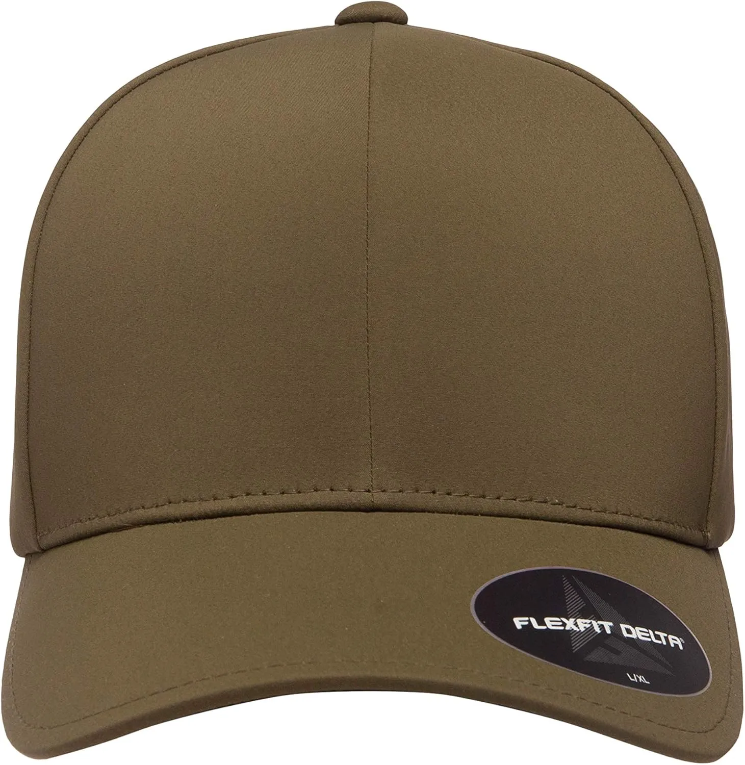 FlexFit Men's One Size Delta Seamless Cap, Maroon, Large-X-Large