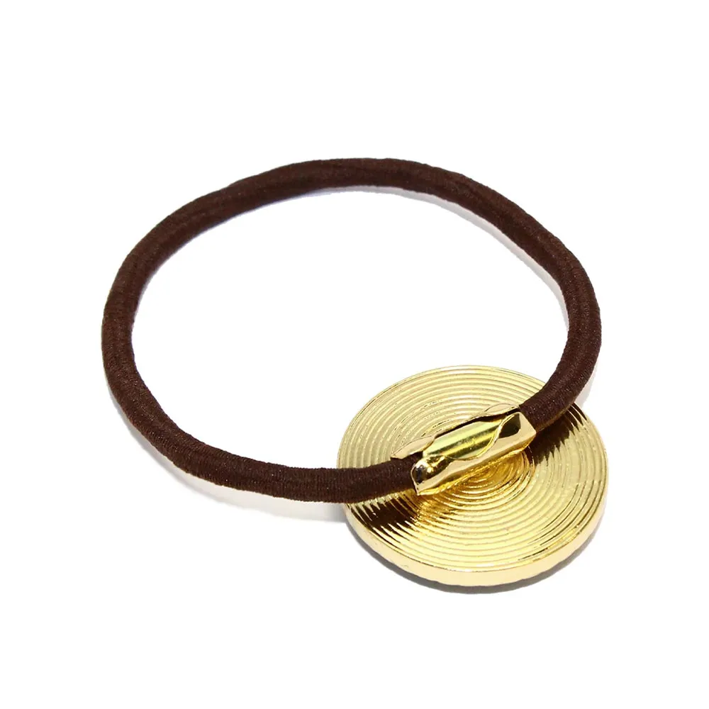 Floral Disc Hair Tie