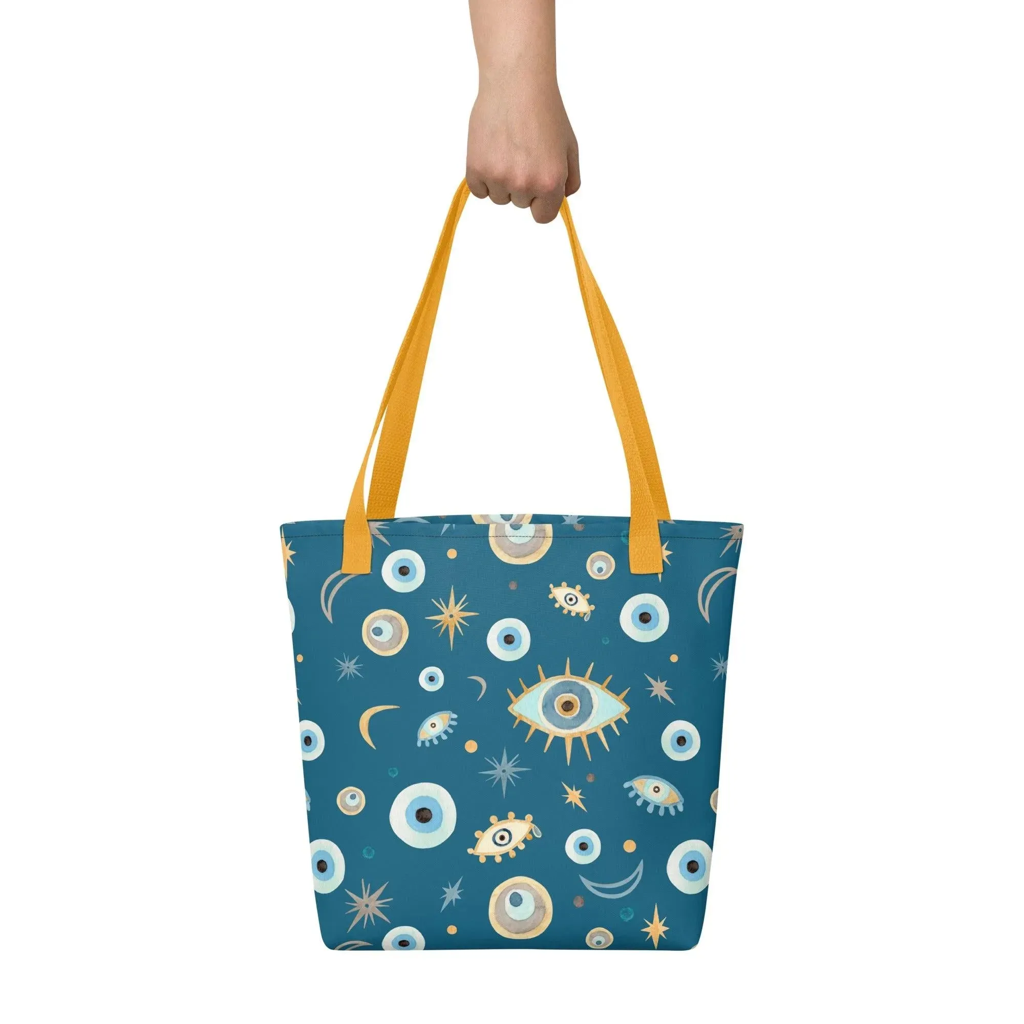 Greek Evil Eye Tote Bag