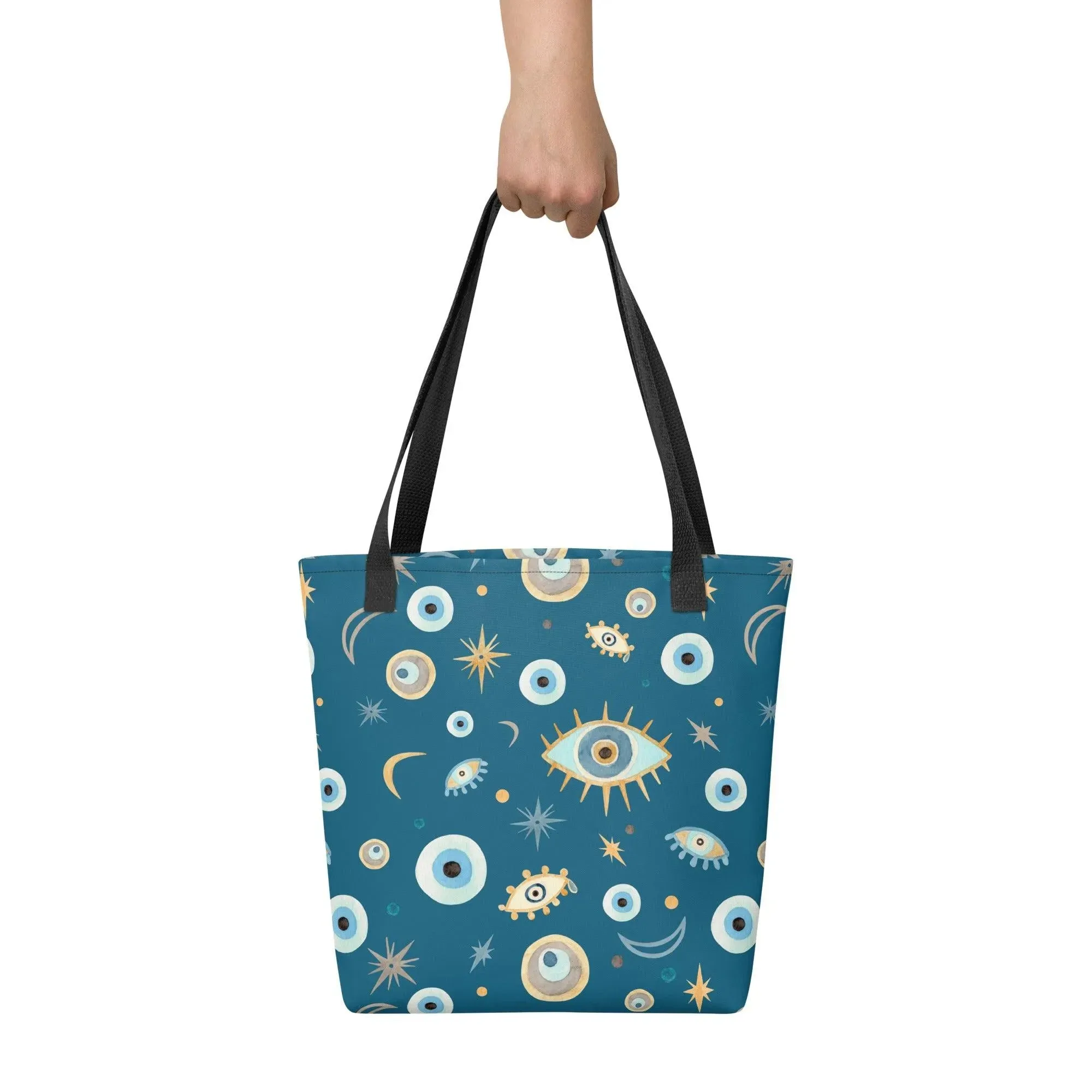 Greek Evil Eye Tote Bag