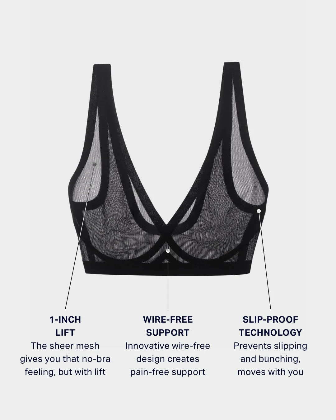Hyper Pink Mesh Bralette