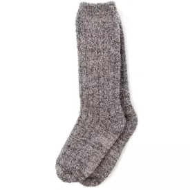 Kashwere Lounge Ultra Soft Silver Fox & Pewter Heathered Spa Socks