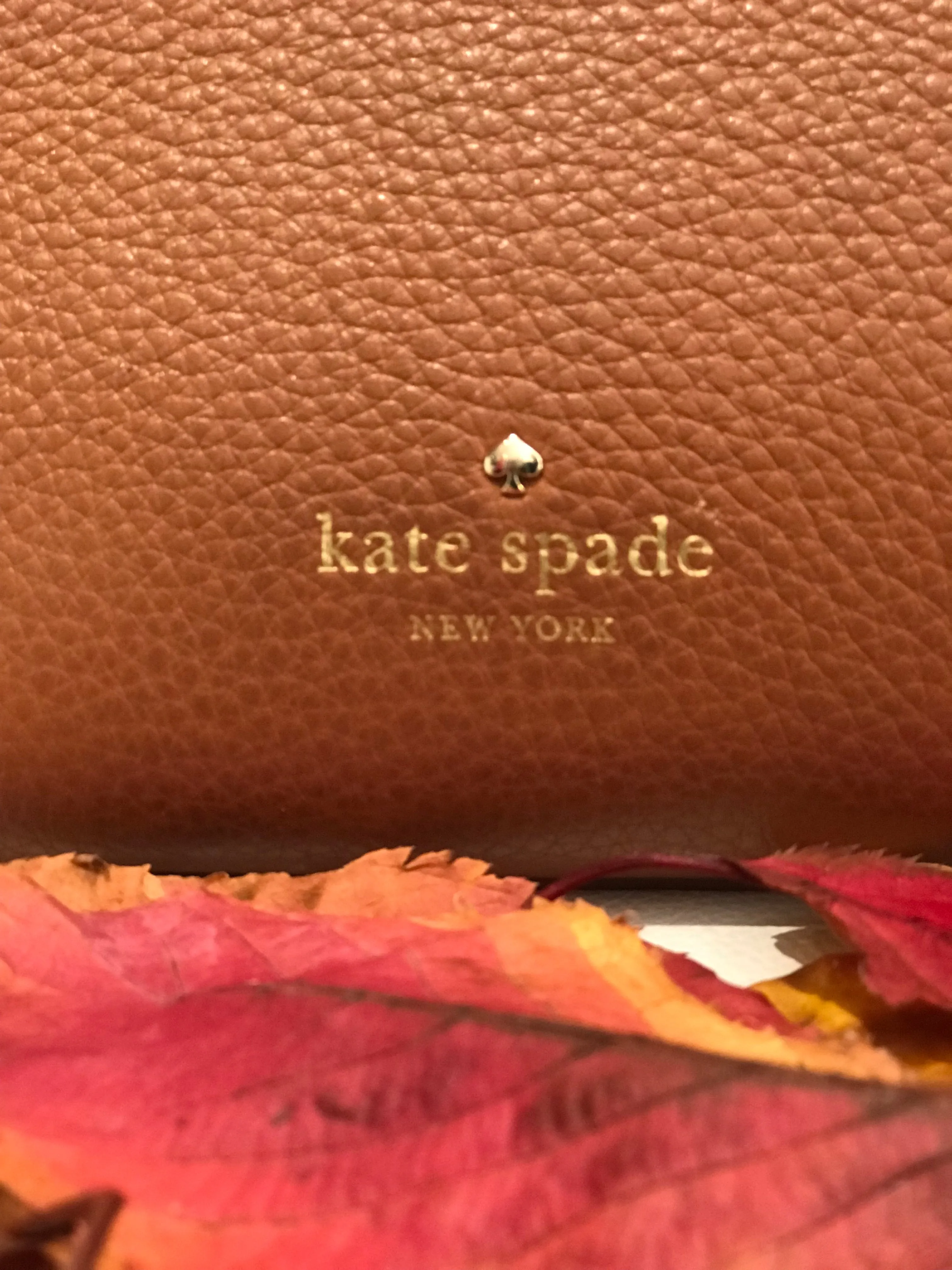 Kate Spade Tan Leather Bag