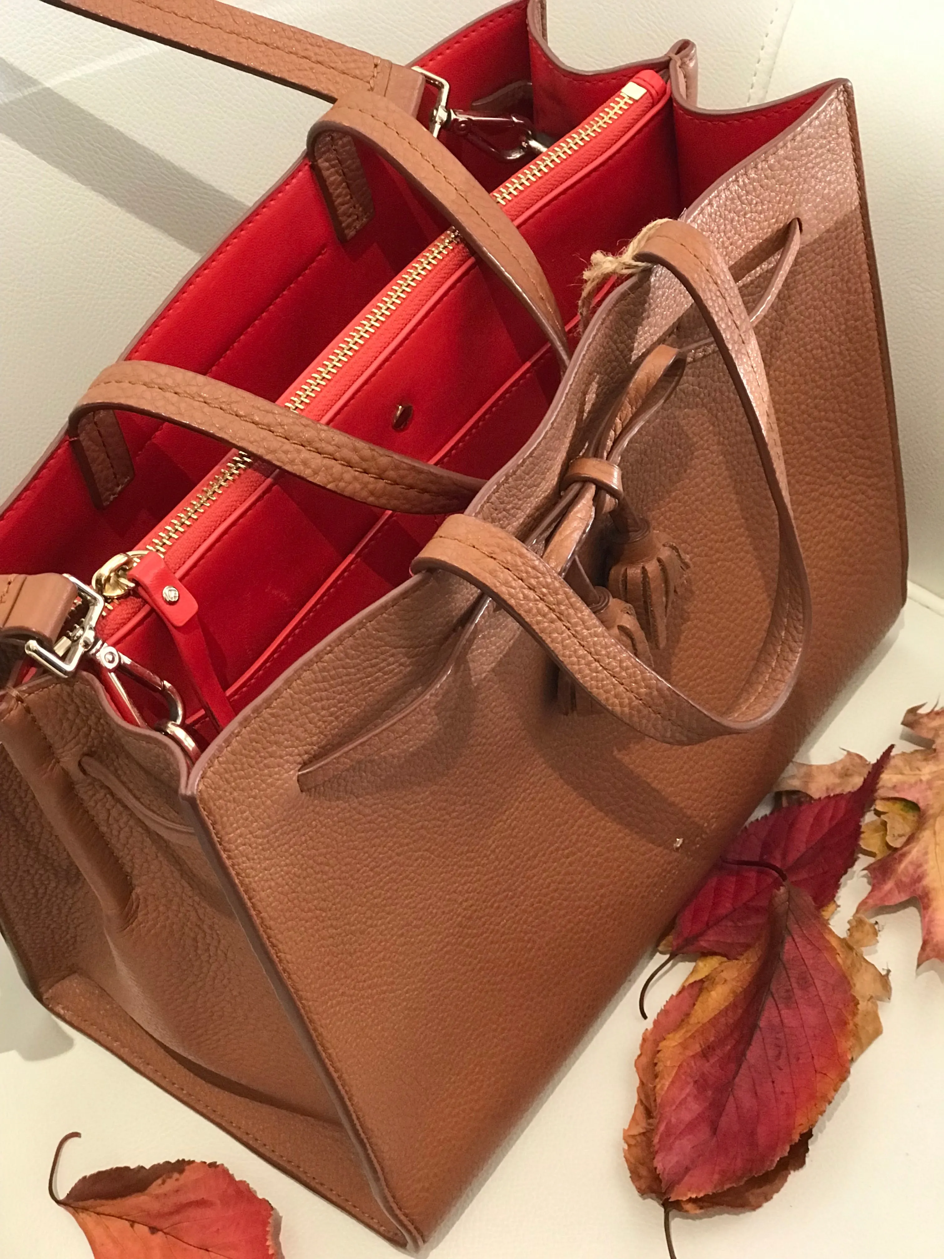 Kate Spade Tan Leather Bag