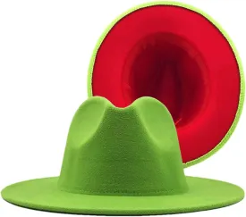Ladies Jazz Fedora Hats Women Big Size Hat Men Wedding Vintage Party Woolen Wide Brim Cap