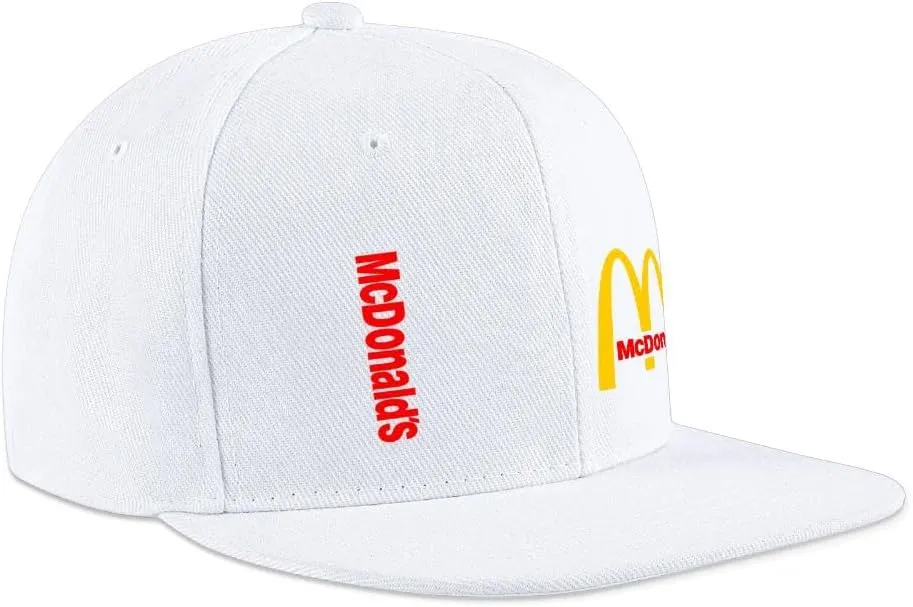 Long Flat Brim Snapback Hat for Unisex Adult Soft Outdoor Plain Baseball Cap Womens Mens Adjustable Golf Tennis Sun Hat