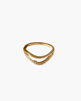 Lumarée – Wave pattern – Glitter ring