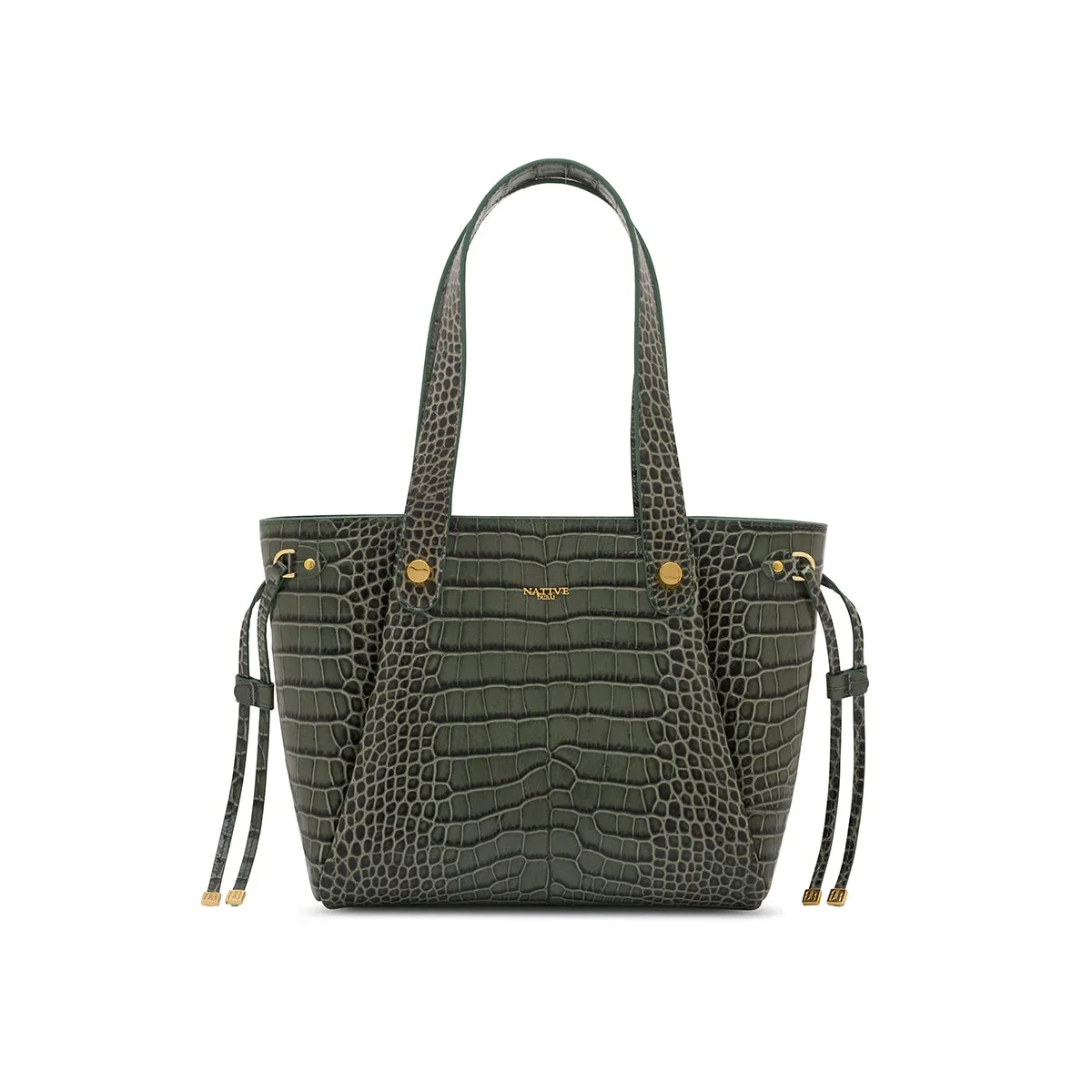 Ms Camilla in Croc Print Oliva