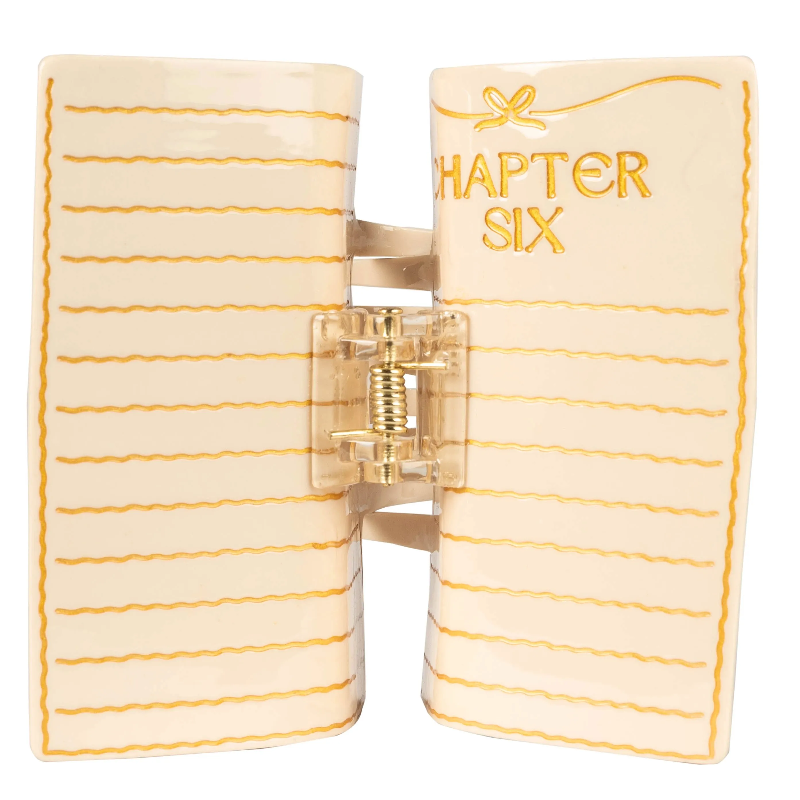 Novel Book Claw Clip