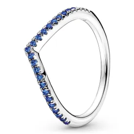 Pandora Sparkling Blue Timeless Wish Ring