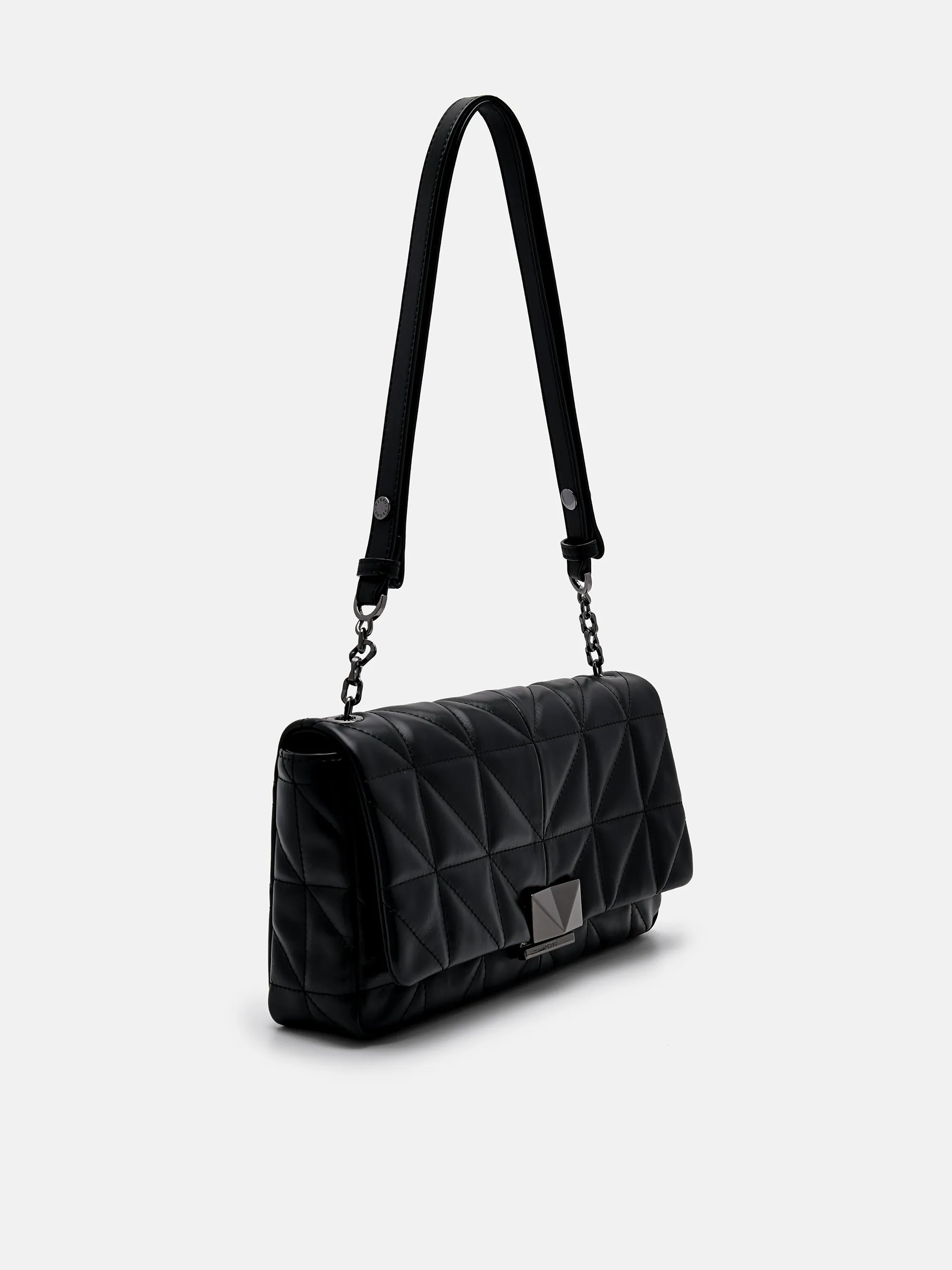 PEDRO Studio Leather Shoulder Bag in Pixel