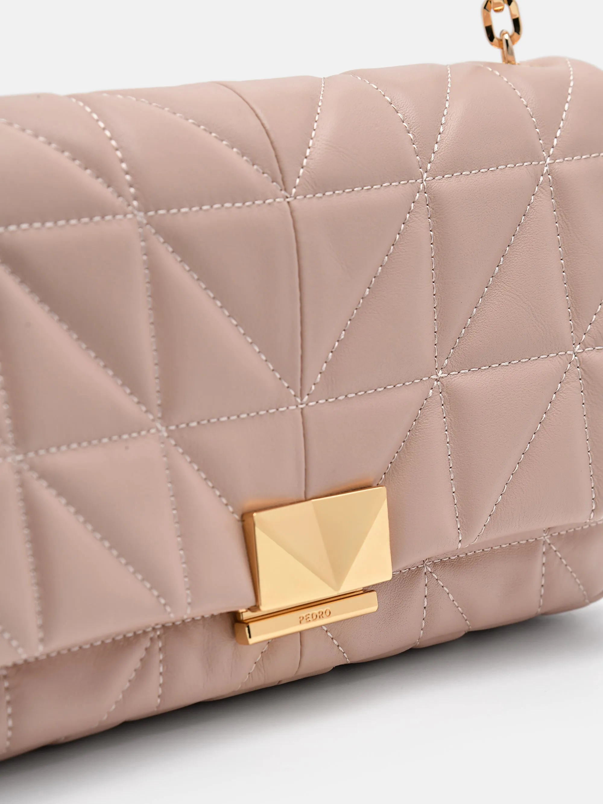 PEDRO Studio Leather Shoulder Bag in Pixel