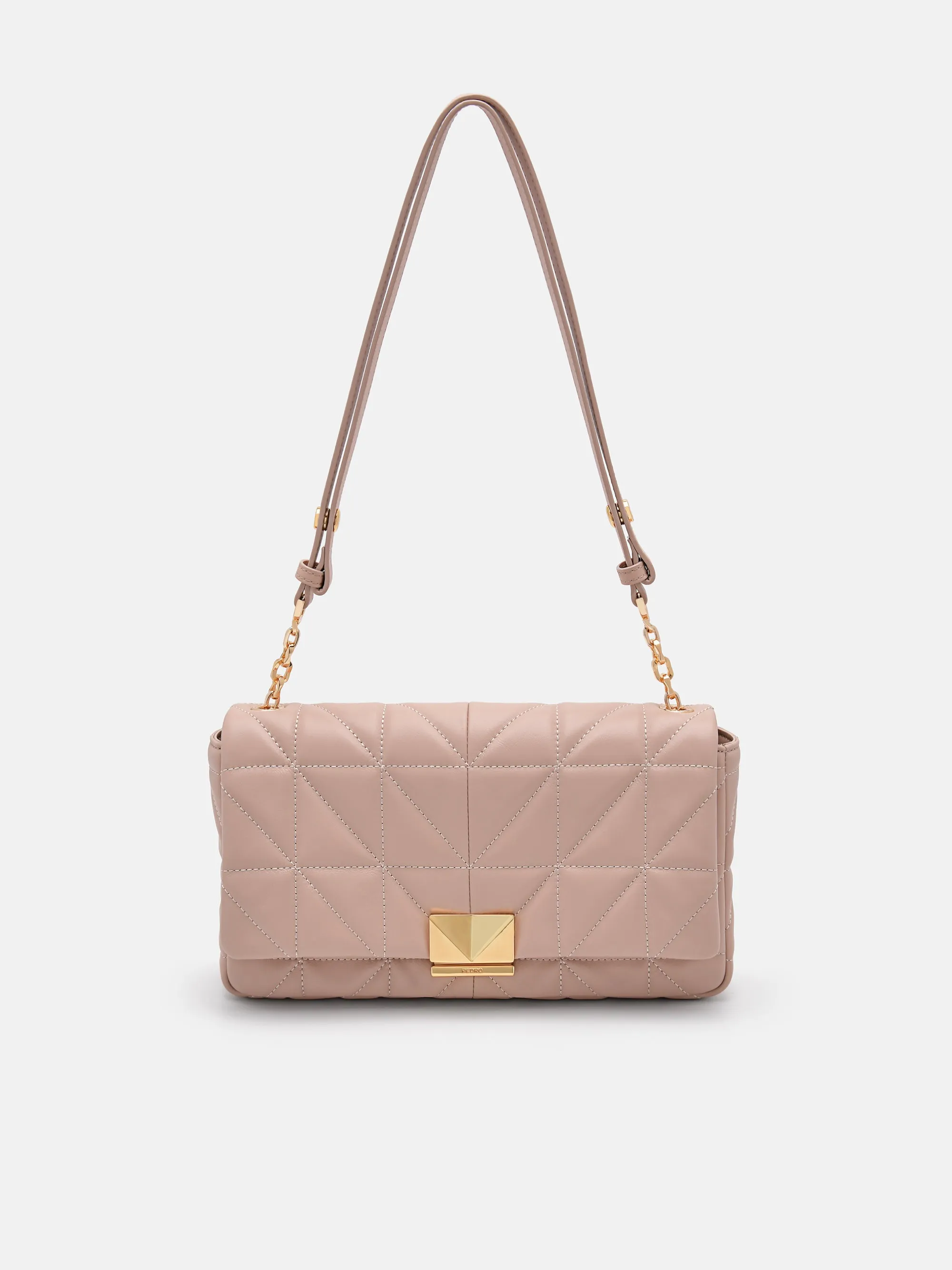 PEDRO Studio Leather Shoulder Bag in Pixel
