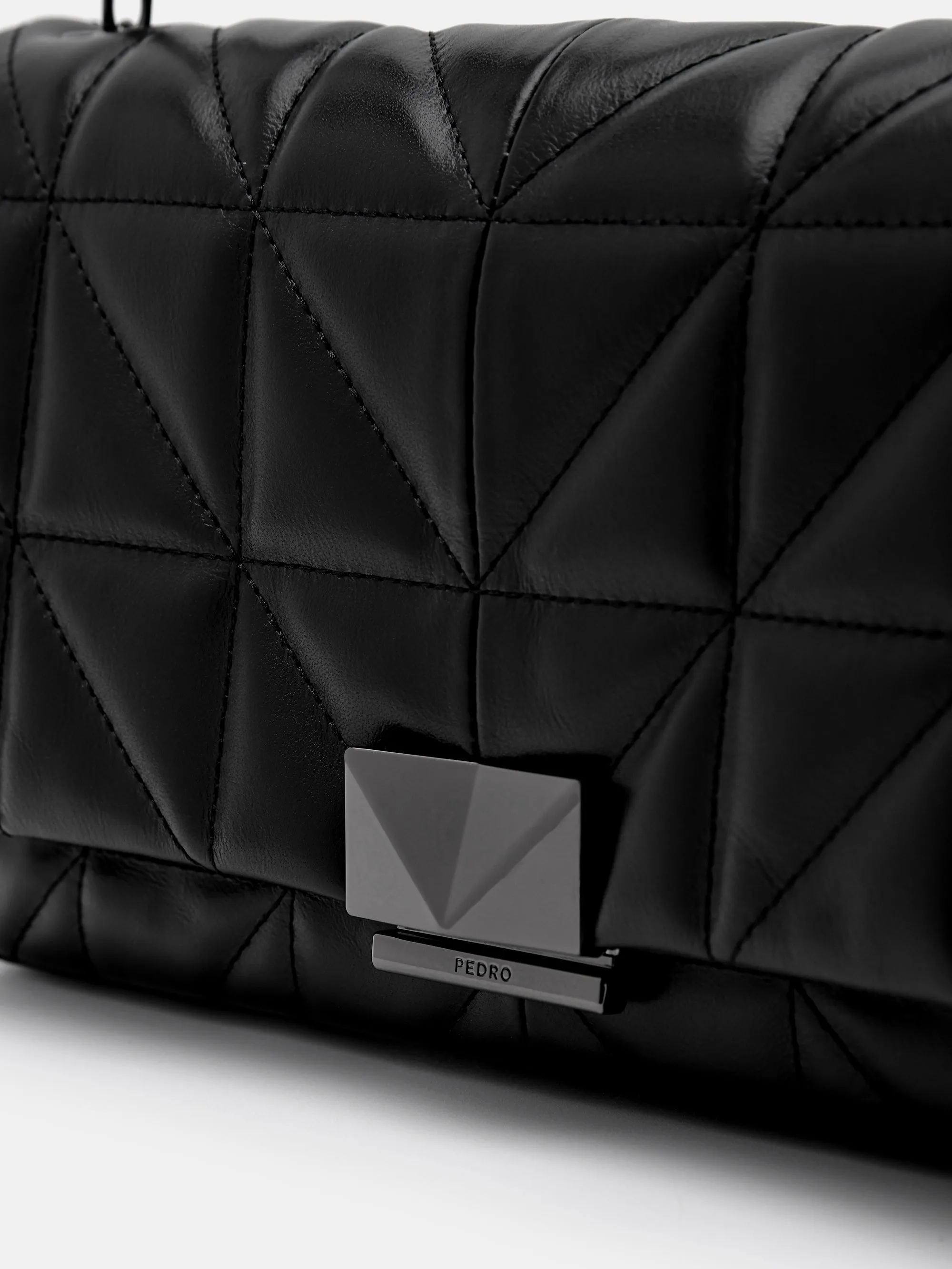 PEDRO Studio Leather Shoulder Bag in Pixel