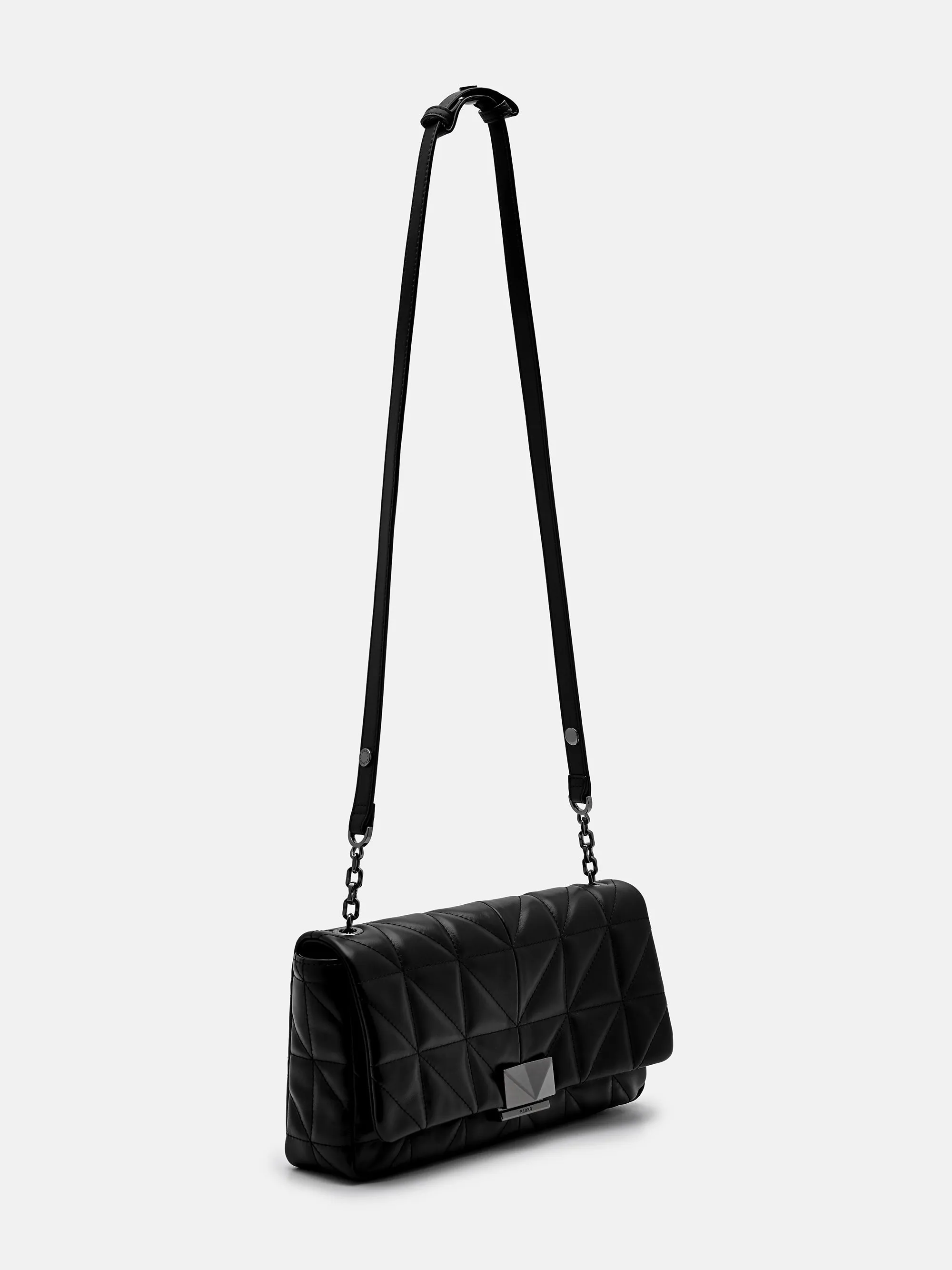 PEDRO Studio Leather Shoulder Bag in Pixel
