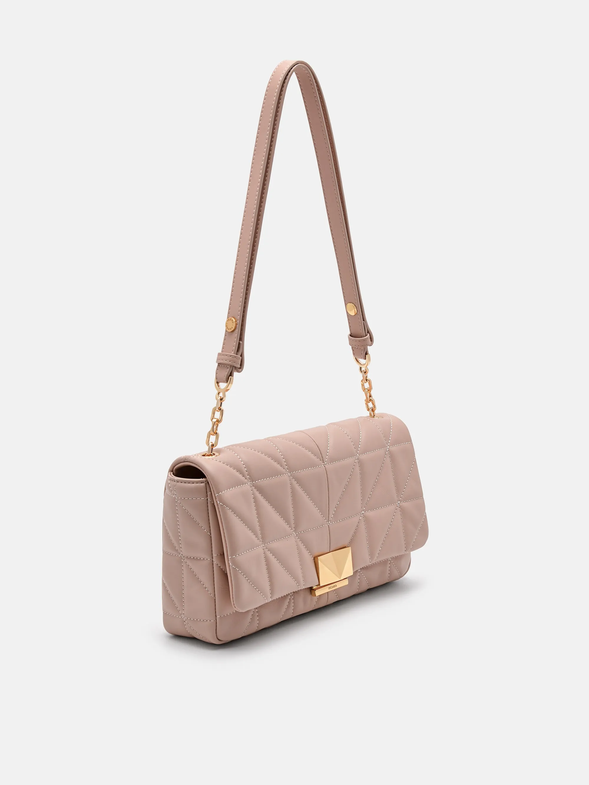 PEDRO Studio Leather Shoulder Bag in Pixel