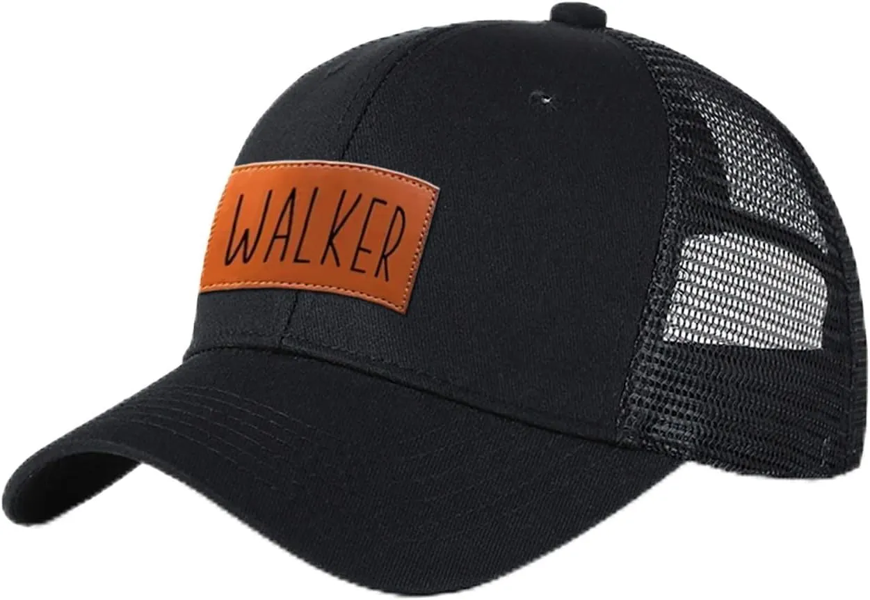 Personalized Toddler Hat: Custom Name Baseball Cap with Adjustable Snapback, Baby Gift Trucker Hat for Kids Adults