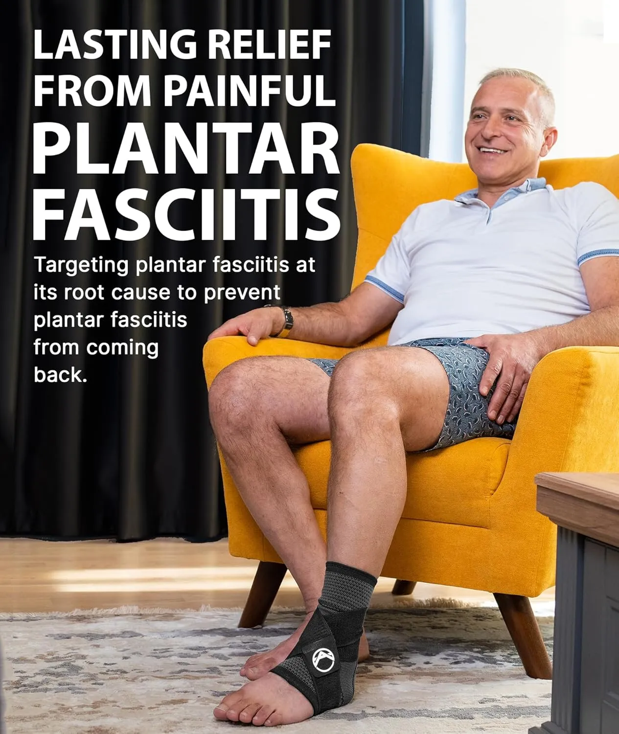 Plantar Fasciitis Sleeve - Plantar Fasciitis Relief, Plantar Fasciitis Socks, Ankle Compression Sleeve, Ankle Support for Women, Plantar Fasciitis Brace, Ankle Sleeve, Ankle Support Men