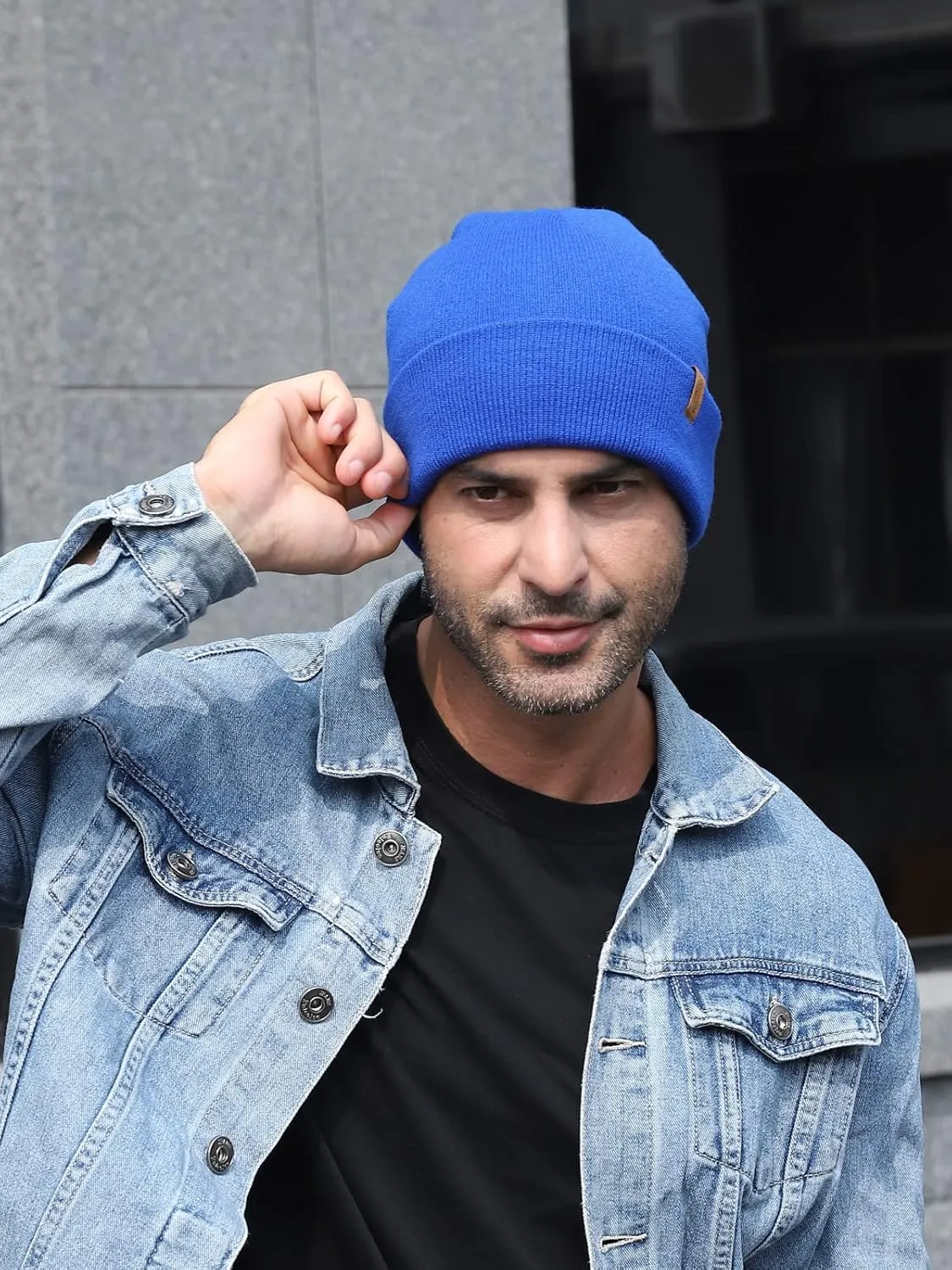 Rajputana 1 & 2 Packs Unisex Knit Winter Beanie Hats Cap Set for Men and Women