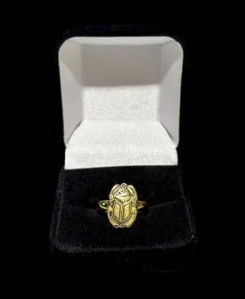 Scarab Ring - Brass