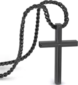 SERASAR Premium Necklace Men [Trust] | Stainless 316L Surgical Steel | Waterproof | Solid Chain | Secure Clasp | Three Colors | Jewelry Box Included