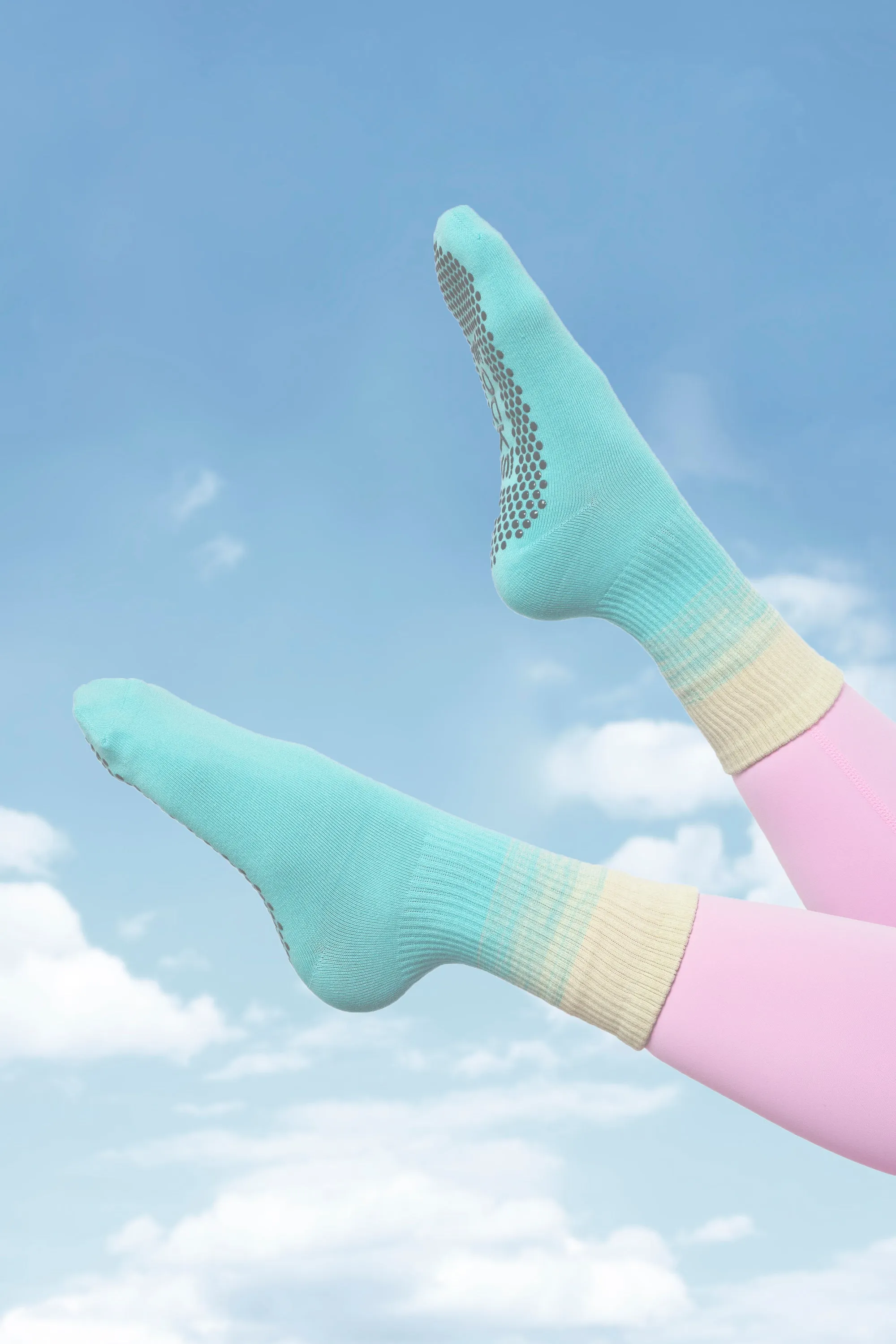 Sorbet Non Slip Grip Socks (2-Pairs)