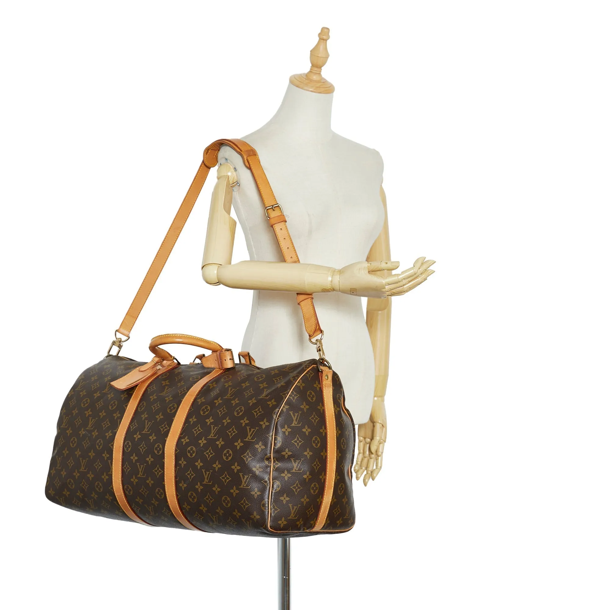 Trendy Inspired Louis Vuitton Keepall 55 Bandoulière Monogram Canvas