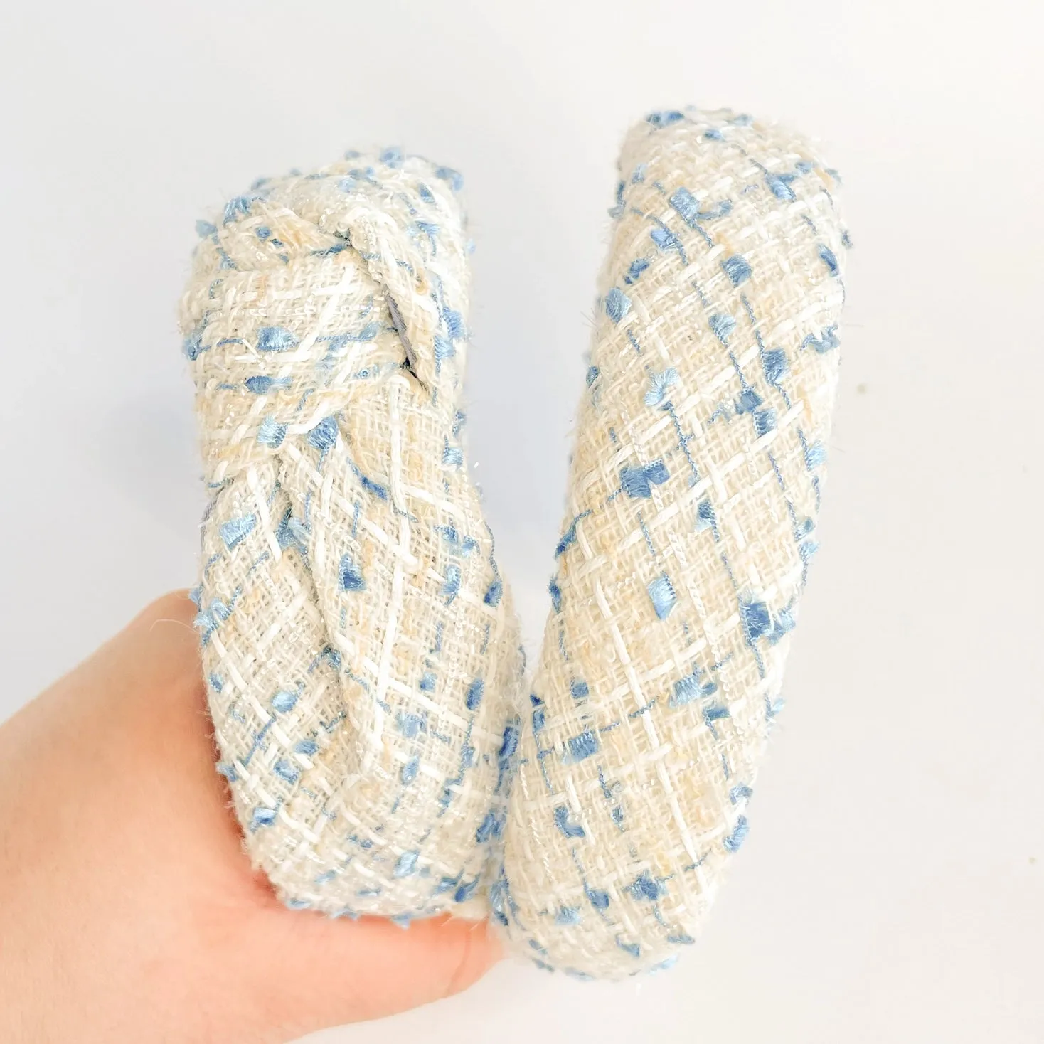 Tweed Sparkle Padded Headband