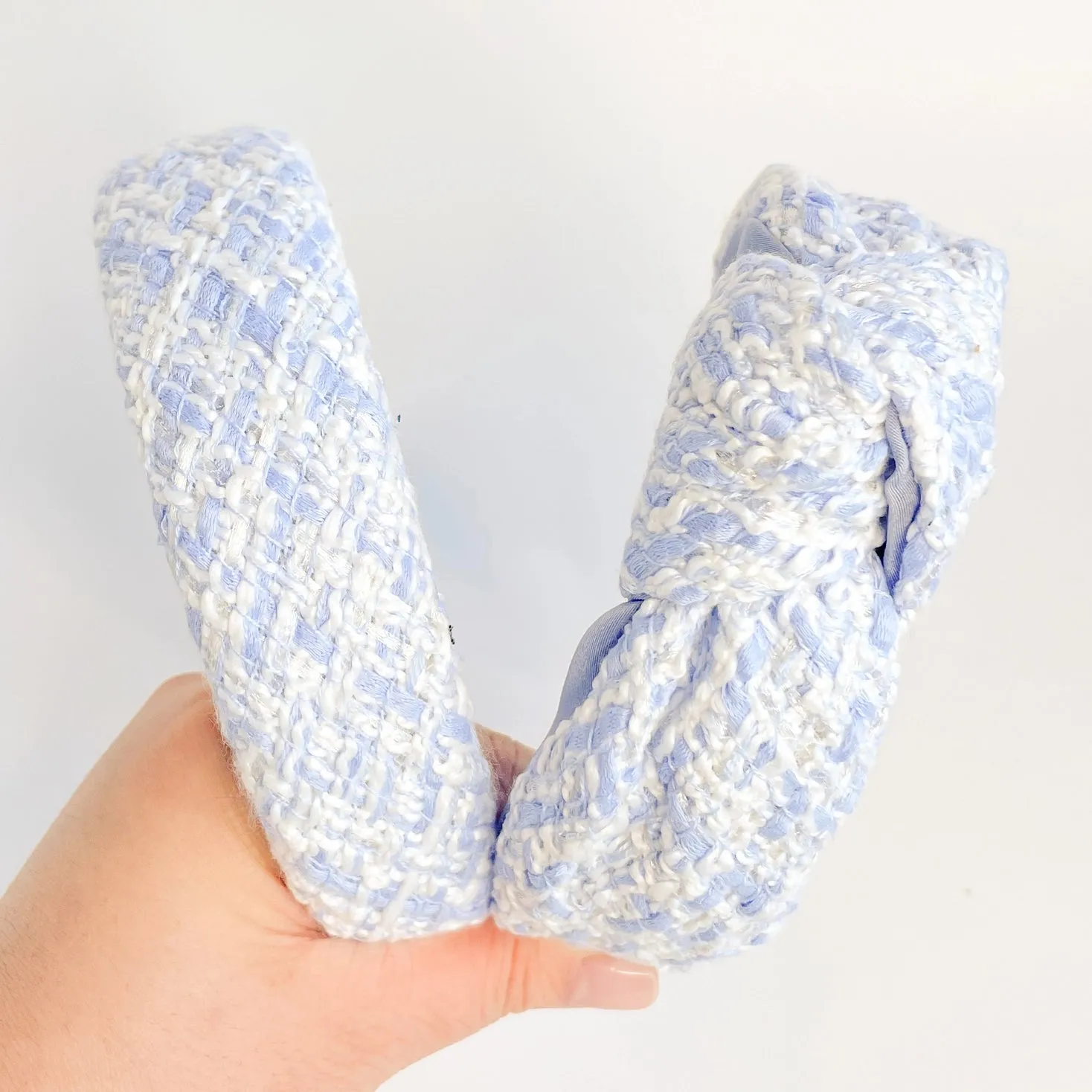 Tweed Sparkle Padded Headband