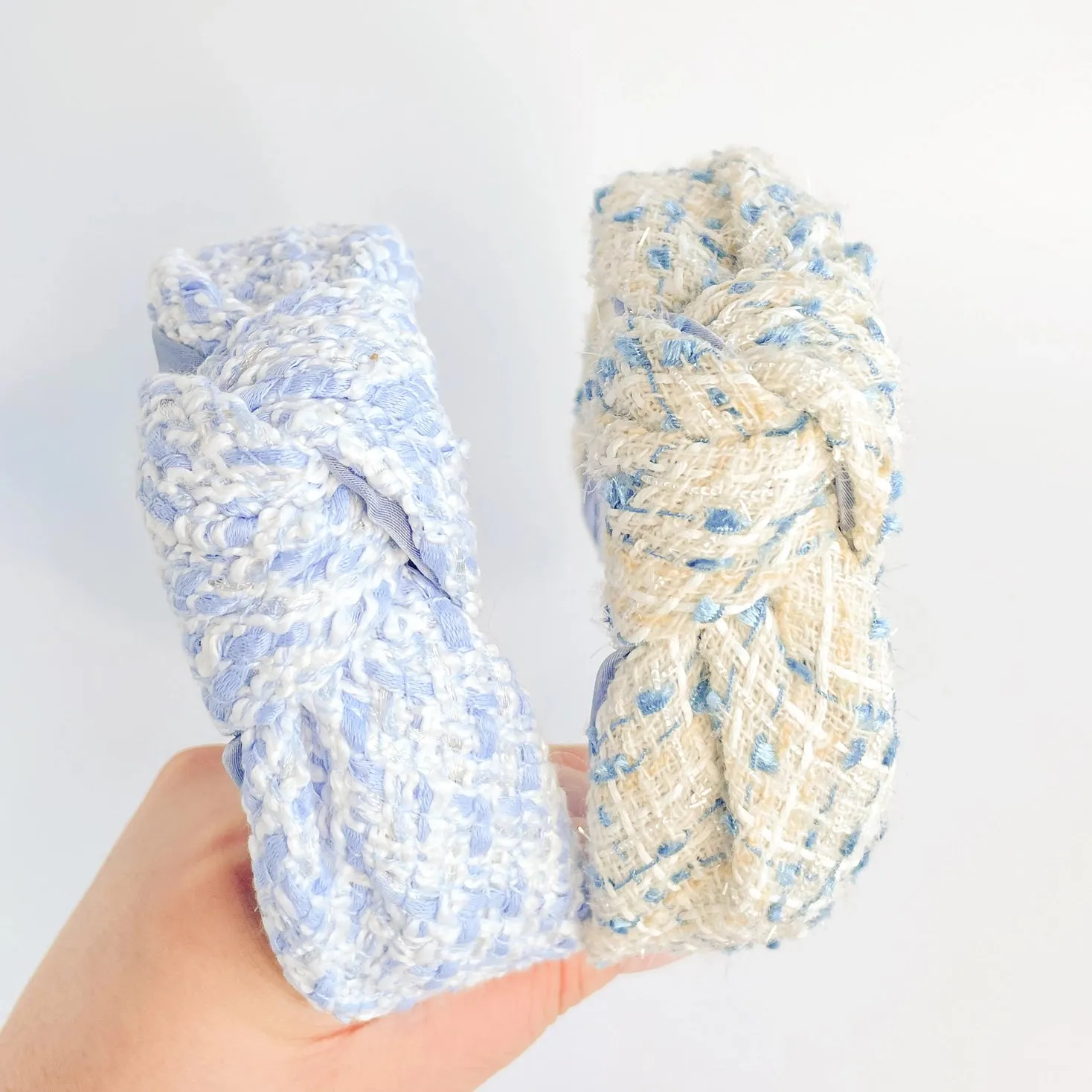Tweed Sparkle Padded Headband