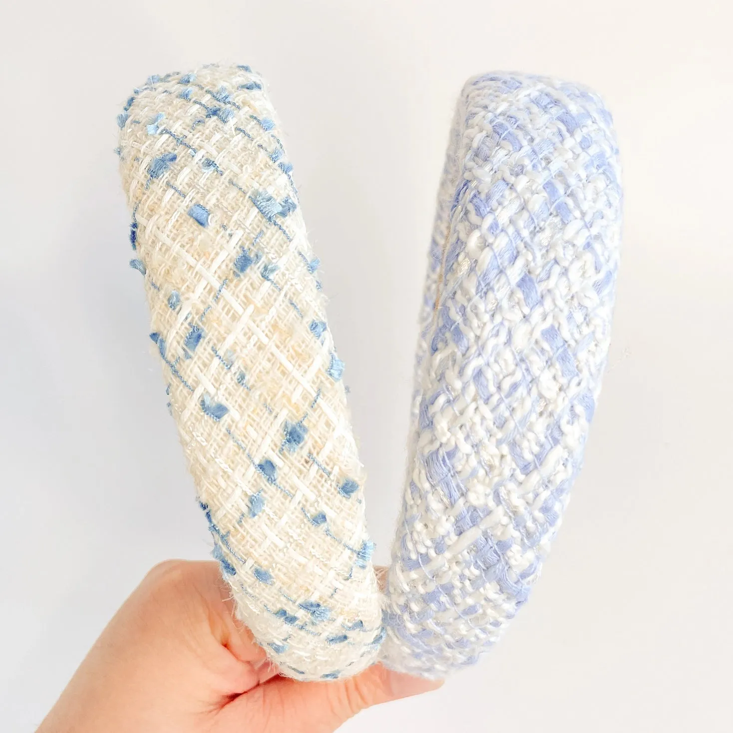 Tweed Sparkle Padded Headband