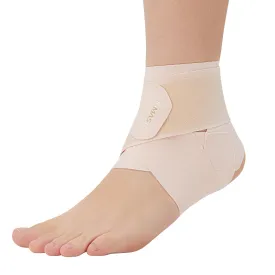 Ultra Thin Ankle Wraps Ankle Brace for Men  Women, Adjustable Ankle Straps for Arch, Sprained Foot, Tendinitis, Football, Basketball, RunningMisty Rose, Pack of 1
