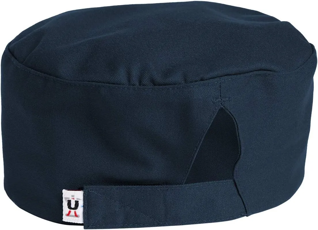 Uncommon Threads Unisex Chef Beanie Hat Cap, Adjustable
