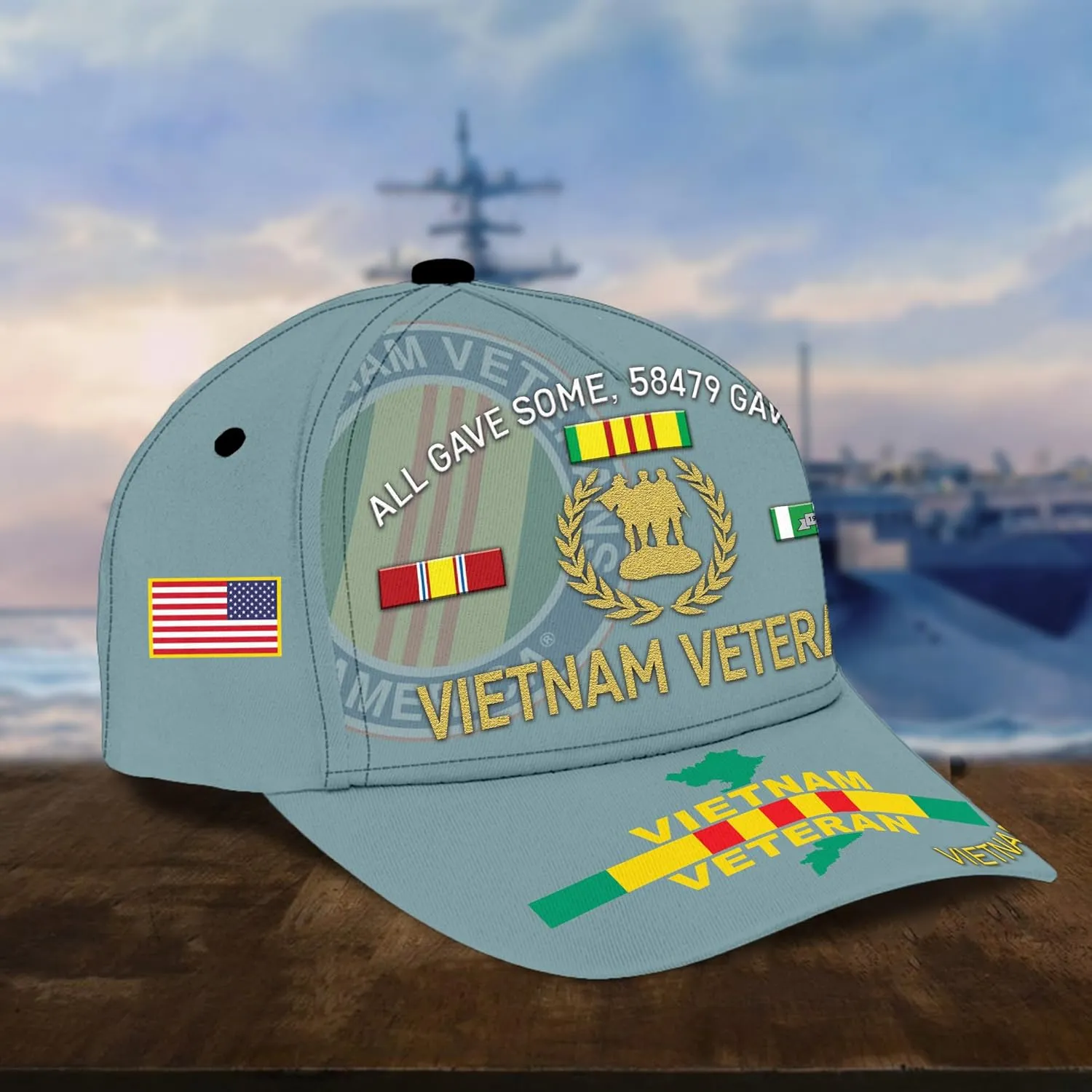 Vietnam Veteran Hats for Men All Gave Some Veterans Cap Proud US Veteran Dad Patriotic Hats Military Cap Gifts Vietnam Vets