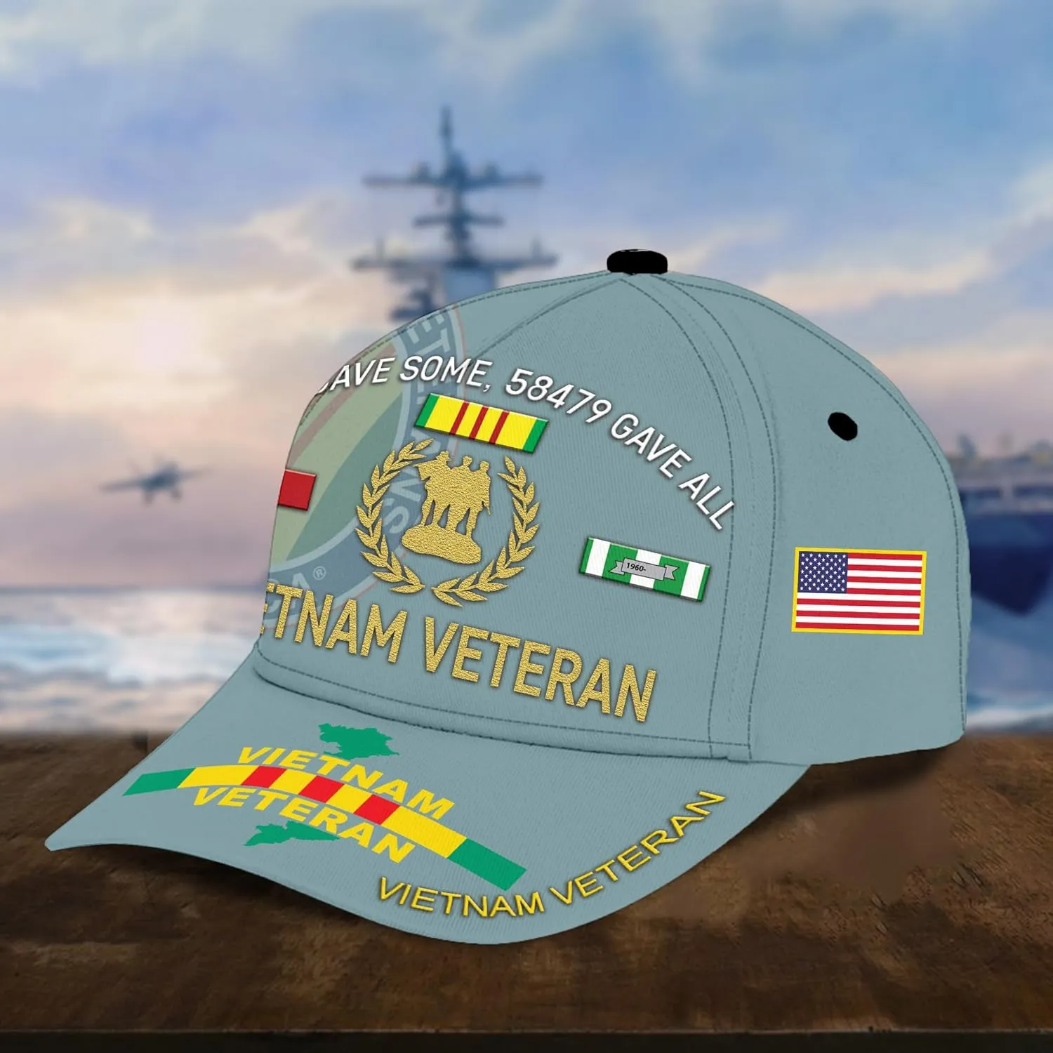 Vietnam Veteran Hats for Men All Gave Some Veterans Cap Proud US Veteran Dad Patriotic Hats Military Cap Gifts Vietnam Vets