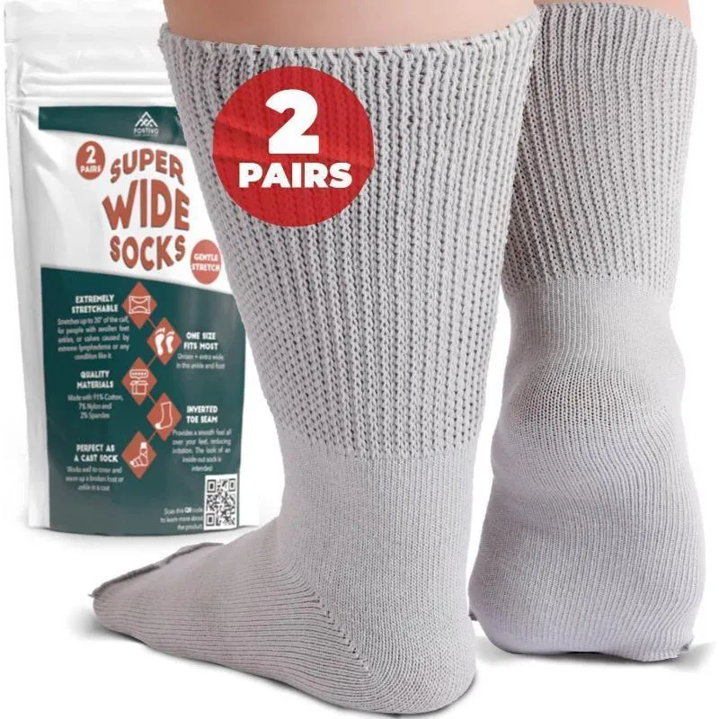 Wide Bariatric Diabetic Socks - Comfortable and Supportive