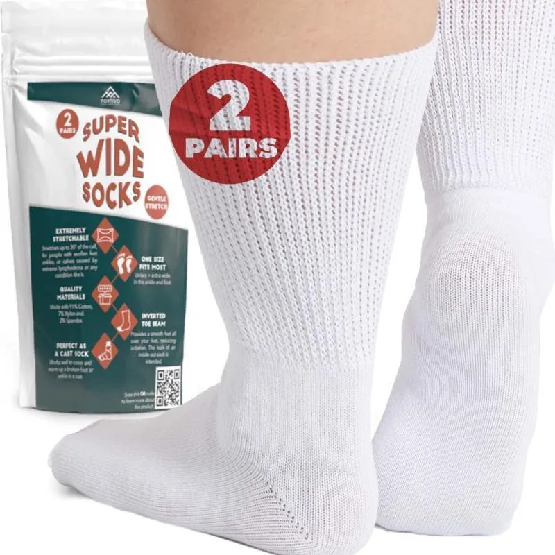 Wide Bariatric Diabetic Socks - Comfortable and Supportive